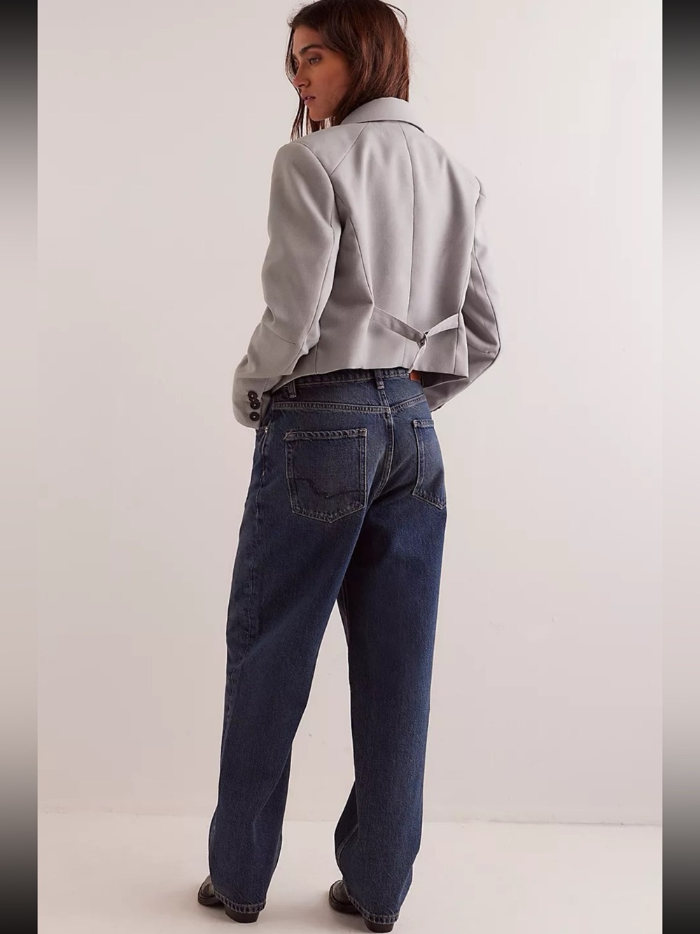 NWT Free People Cora Slouch Jeans - Picture 4 of 9